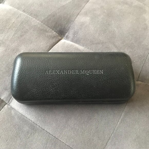 Alexander McQueen 4241/S Havana Cat Eye Sunglasses Tortoise Frames w/ Studs - Picture 2 of 12